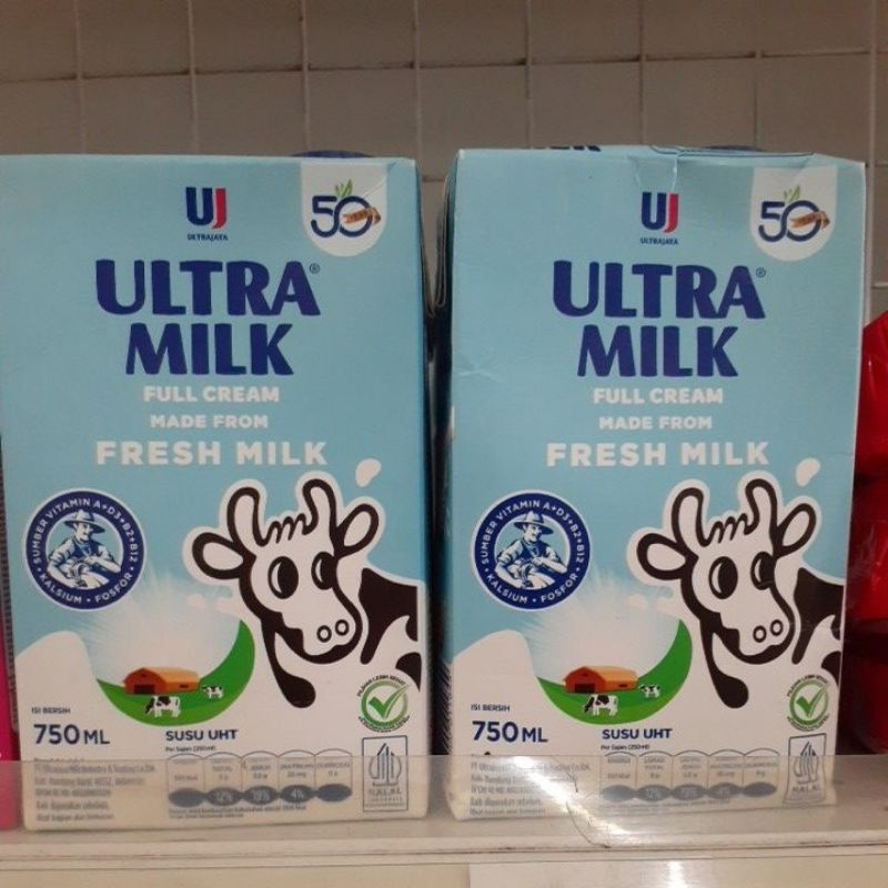 

Ultra Milk Susu Ful Cream Fresh Milk 750ml