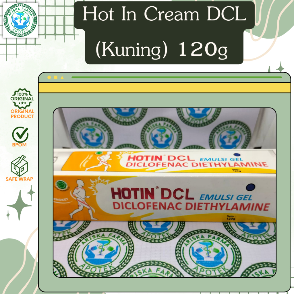 Hot In Cream DCL (Kuning) 120g per tube