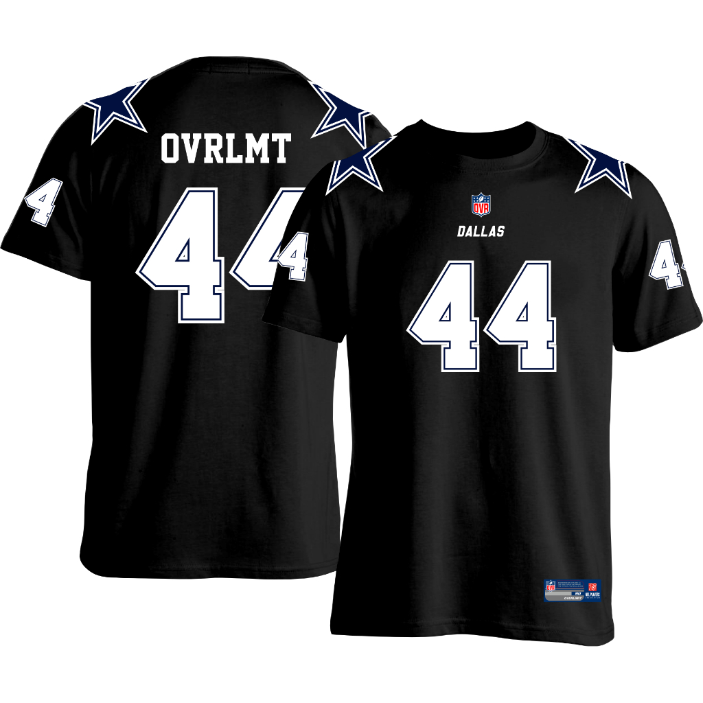 OVERLIMIT TSHIRT KAOS AMERICAN FOOTBALL | KAOS OVERSIZE | STREETWEAR | DALLAS COWBOYS 44