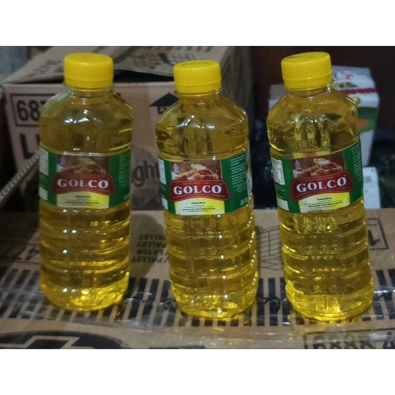 

Minyak goreng 500 ml Golco (Paket isi 3 pcs)