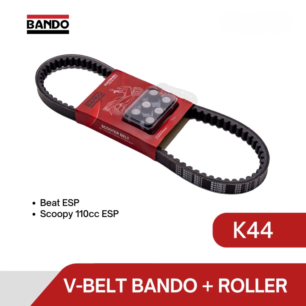 Vanbelt Bando + Roller Beat ESP/Scoopy 110CC ESP (V-Belt KIT/K44)