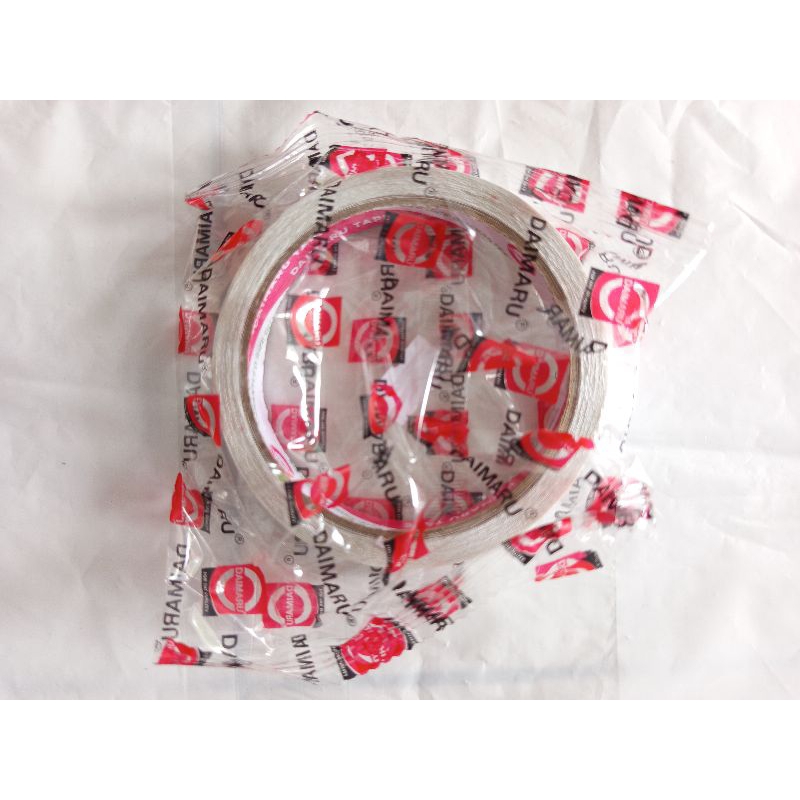 

double tape putih sedang