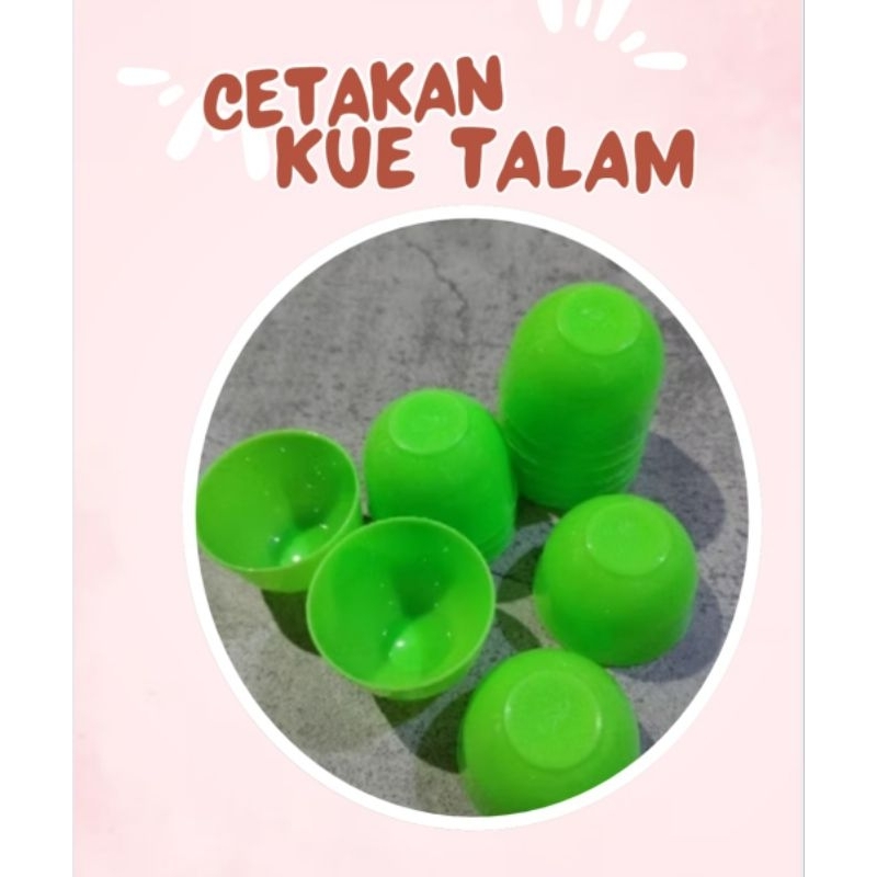 Cetakan Kue Talam Plastik Hijau