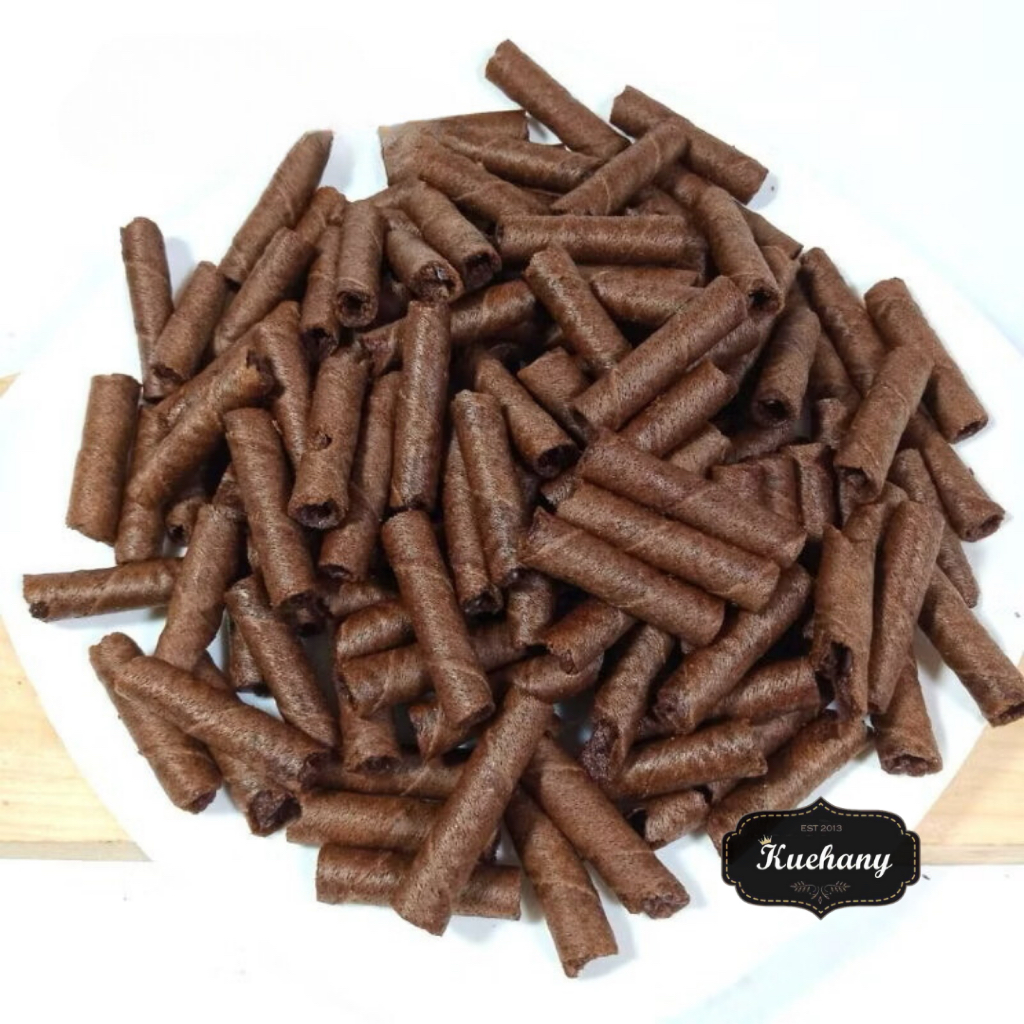 

WAFER STIK MINI COKLAT 1 kg / WAFER ROLL COKELAT/ KILOAN