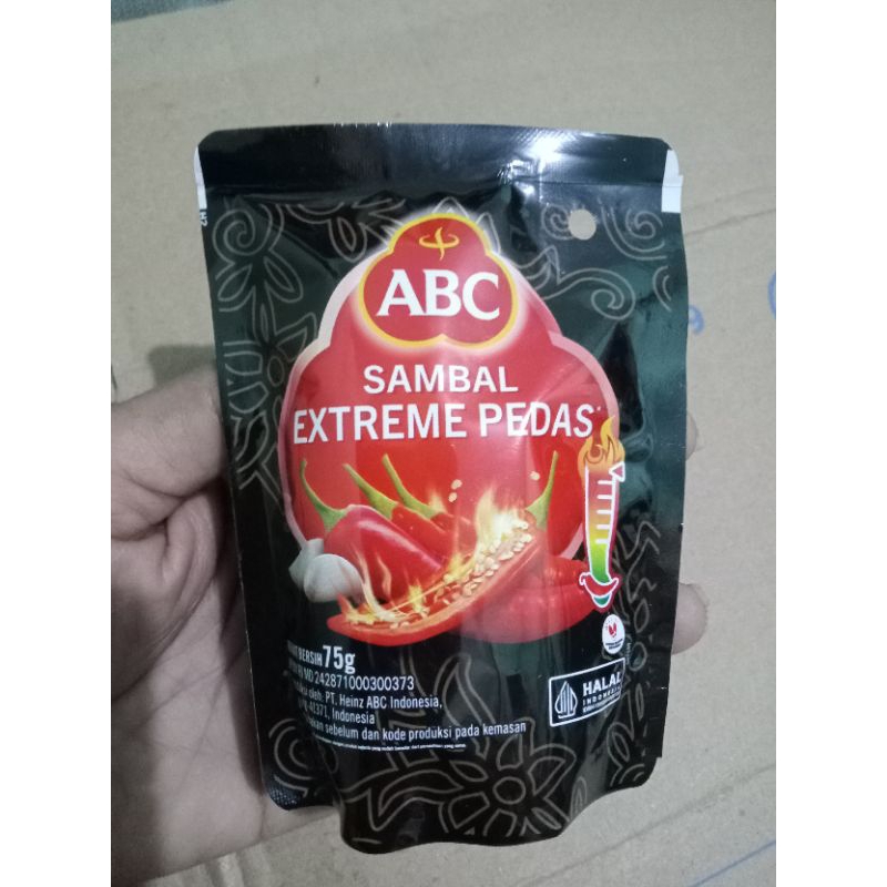 

ABC sambal extreme pedas 75gram