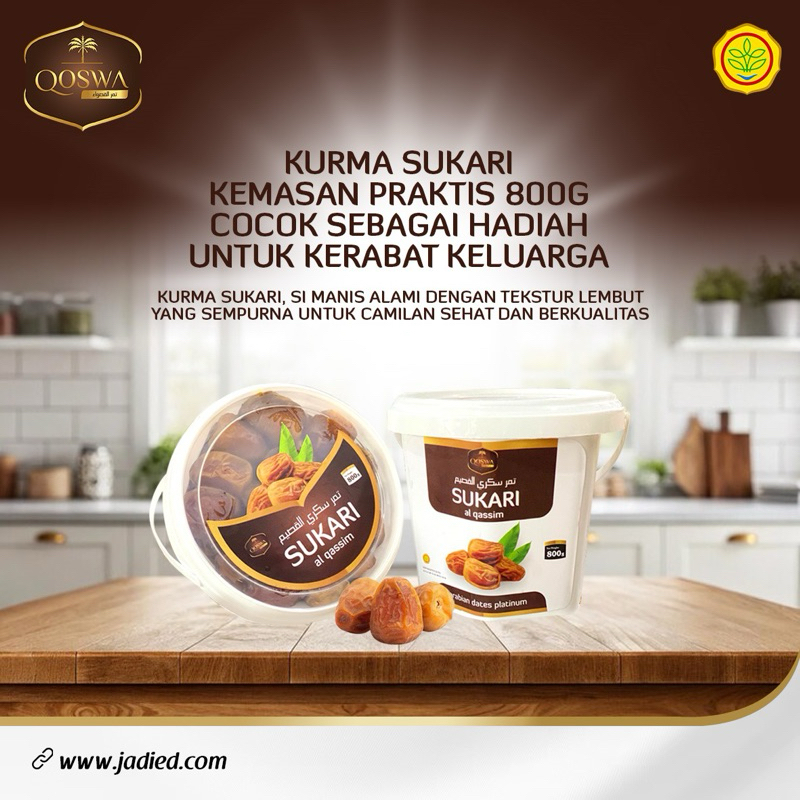 

SUKARI QOSWA EMBER 800 GRAM