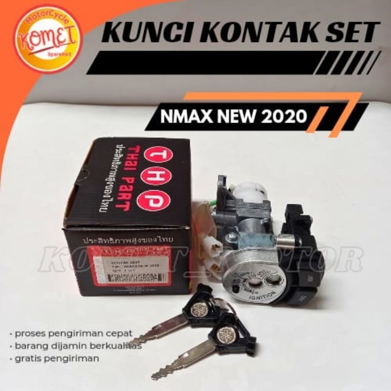[KOMET] KUNCI KONTAK SET "GRADE PREMIUM" NMAX NEW 155 2020-2024 (THP)
