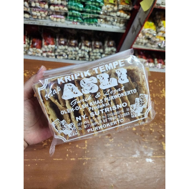 

Kripik Tempe ASLI Khas Purwokerto Kecil Isi 20 Biji