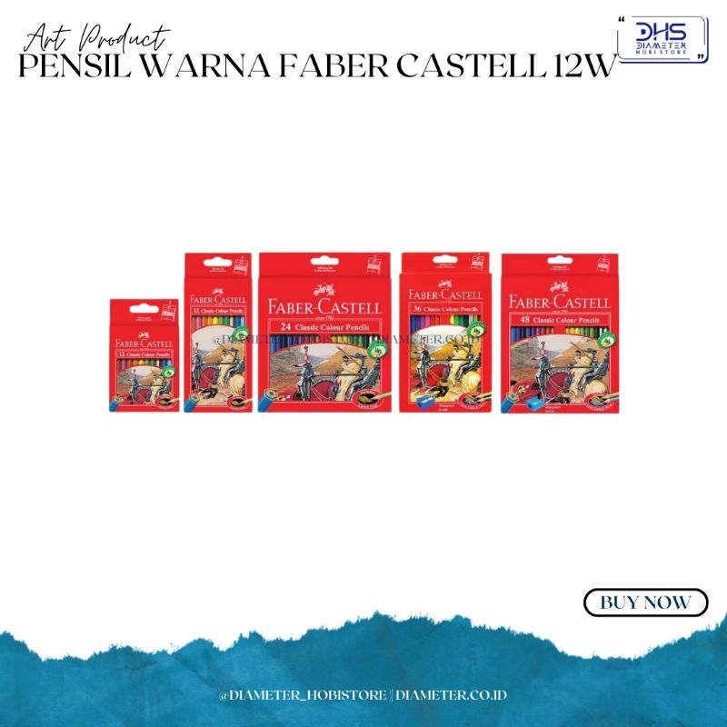 

Pensil warna faber castell 12 warna