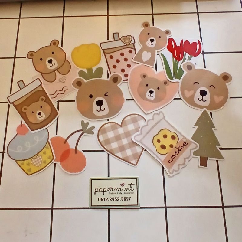 

STICKER BEAR 14pcs