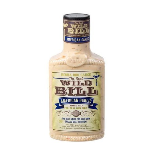 

REMIA BBQ SAUCE WILD BILL AMERICAN GARLIC 450ML