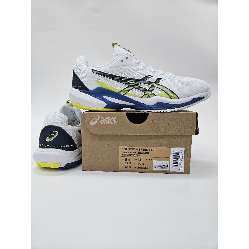 Cuci Gudang Terbaru Sepatu Tenis Lapangan Asic$ Resholusion Spees Ff3 Karet