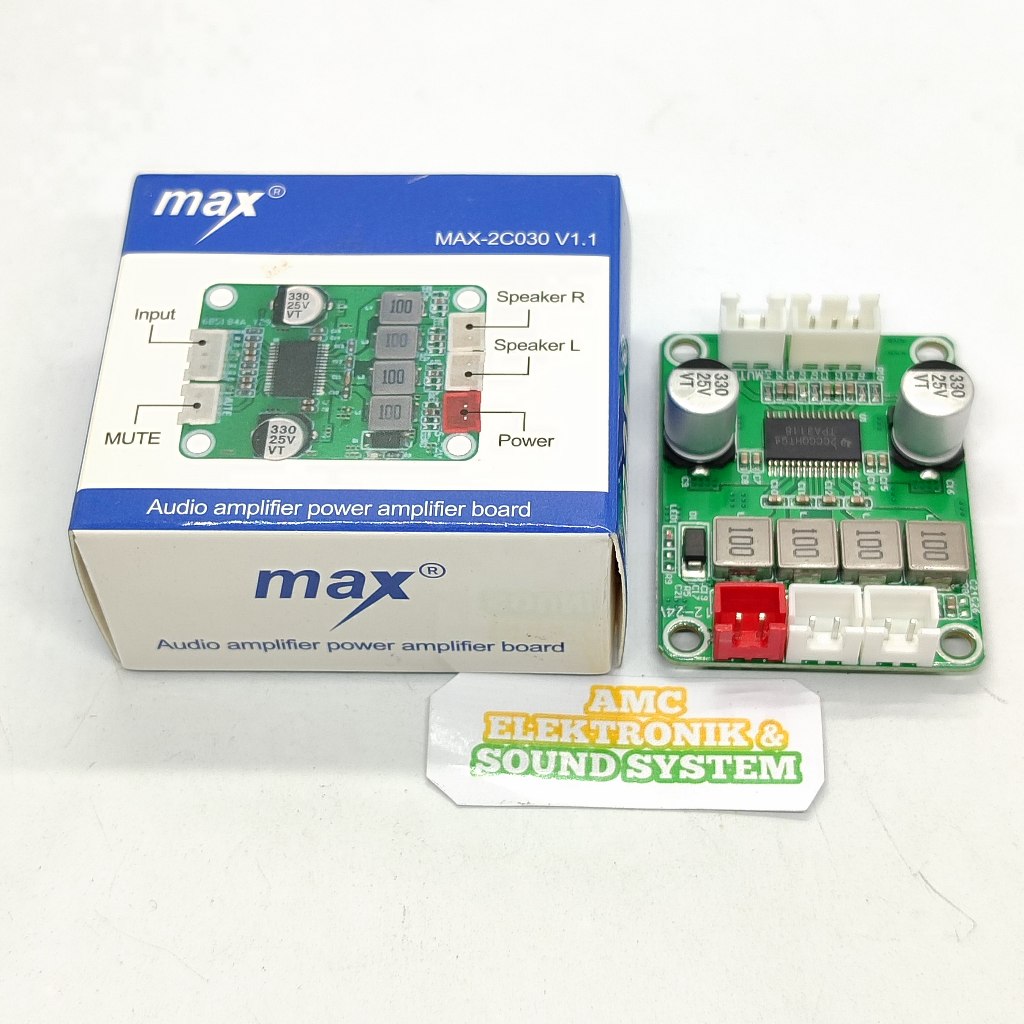 POWER CLASS D STEREO 30W TPA3118D2 MAX-2C030VI.1