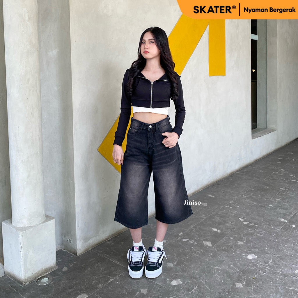 JINISO - Jorts Baggy Short Jeans 303 SKATER