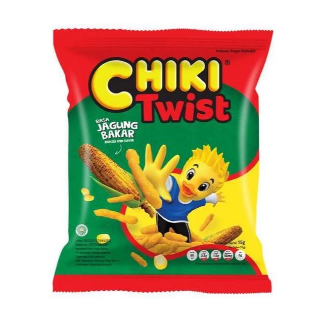 

Chiki Twist Roasted Corn Jagung Bakar 22.5 gram