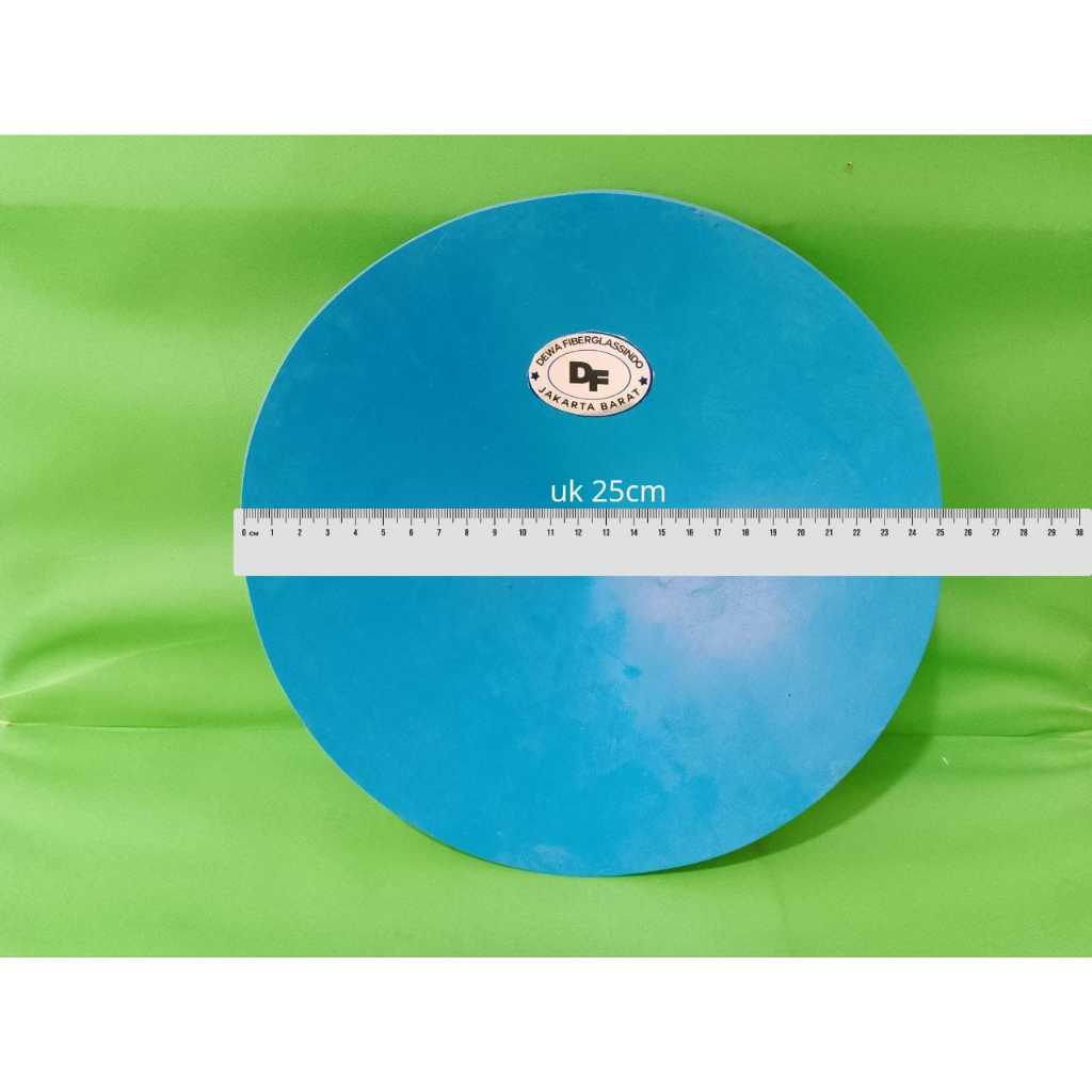 45cm ALAT DULANGAN EMAS DULANG MAS FIBER GLASS WARNA BIRU