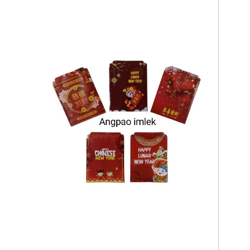 

angpau imlek per bungkus isi 10 pc