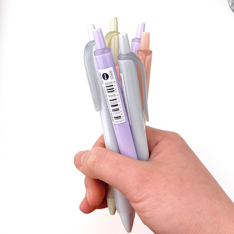 

RB Pulpen Pena Aesthetic 0.5 Gel Pen Hitam Aesthetic Pastel 1 Pack 12pcs DEBOZZ DB-G107