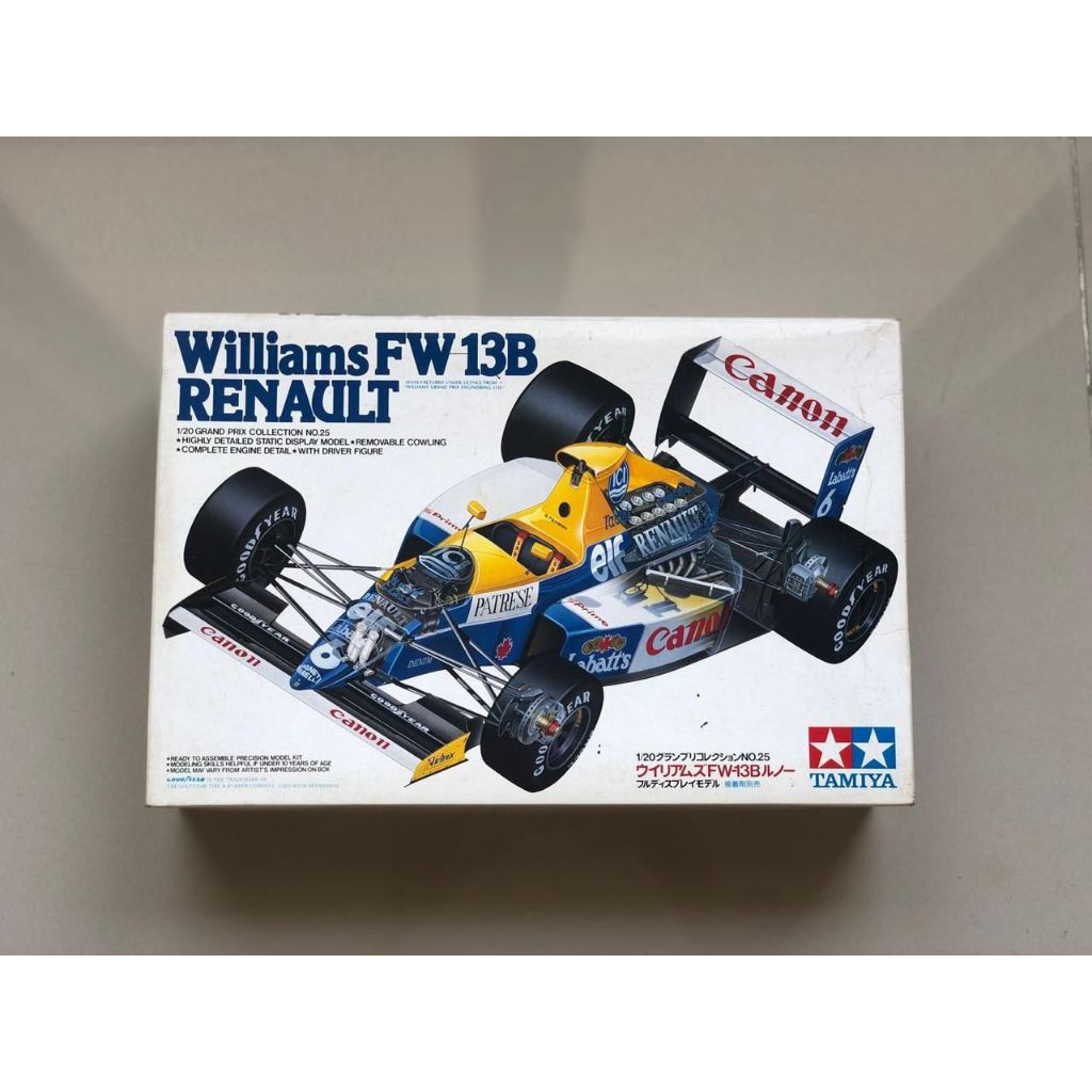 Tamiya 1/12 Williams FW13B Renault Model Kit