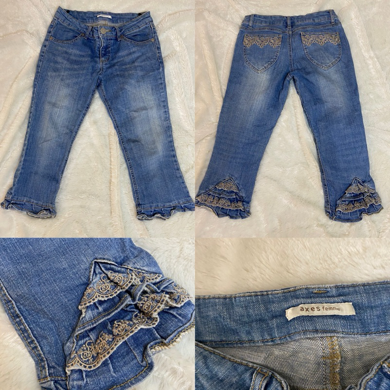 axes femme coquette jeans dan random brand