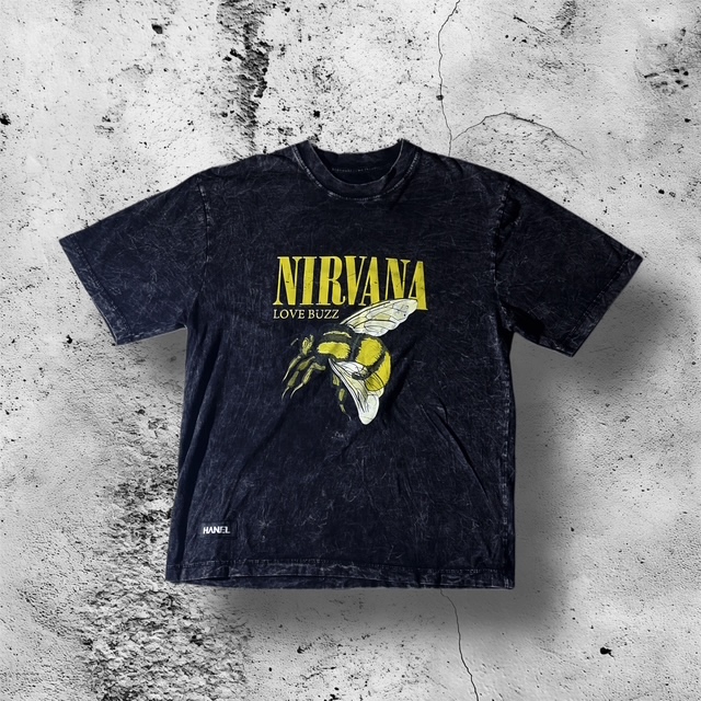 Oversize Washed T-shirt "Nirvana"