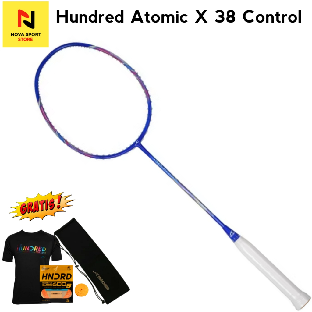 Hundred Raket Badminton Atomic X 38 Control