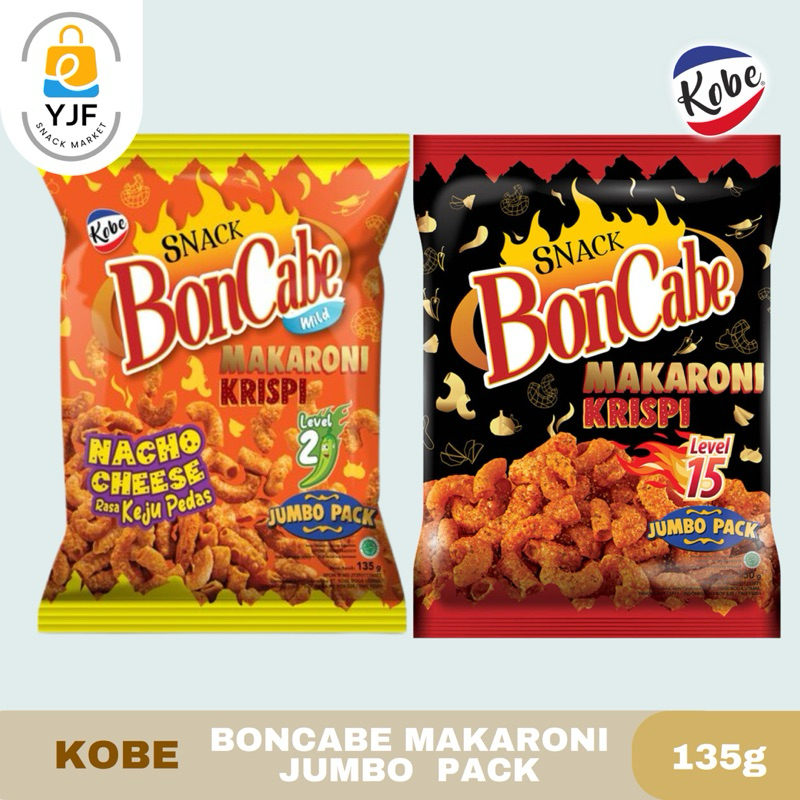 

Kobe Boncabe Makaroni Pedas Jumbo Rasa Keju Level 2 / Level 15 - 135g