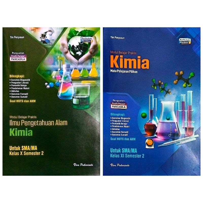 BUKU LKS VIVA PAKARINDO SMA MA KIMIA KELAS 10 11 SEMESTER 2 KURIKULUM MERDEKA TA.24-25 | PUSATILMU