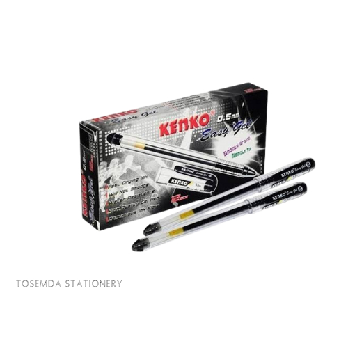 

KENKO Pulpen easy gel 0.5 mm BLACK ( Hitam ) / Harga Satuan / Pcs
