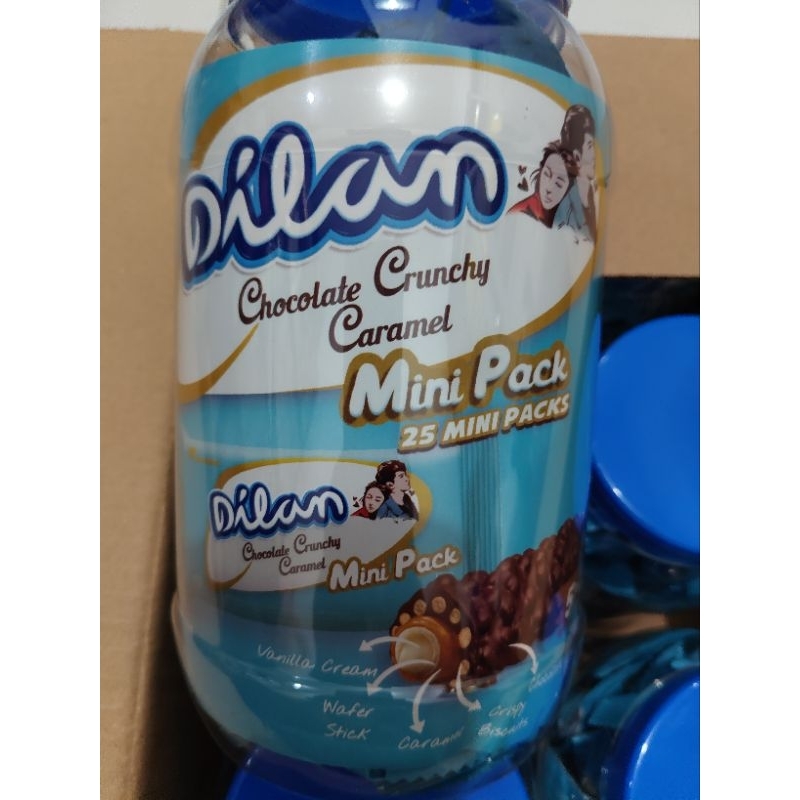 

Dilan Chocolate Crunchy Caramel Mini Pack Isi 25 pcs