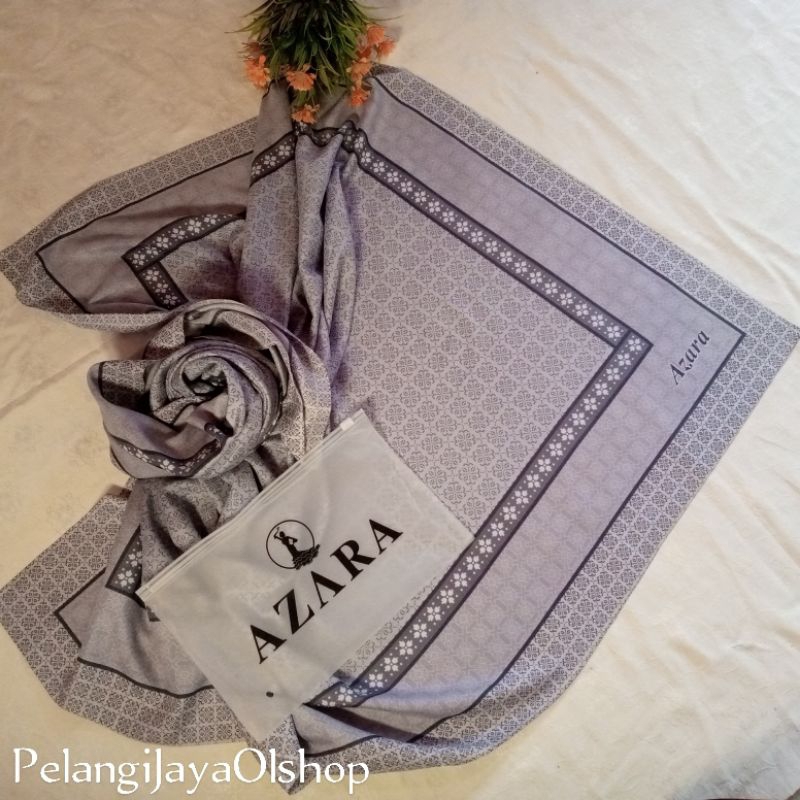 Hijab Segi Empat Motif Azahra/Hijab Voal/Hijab Voal Motif Premium