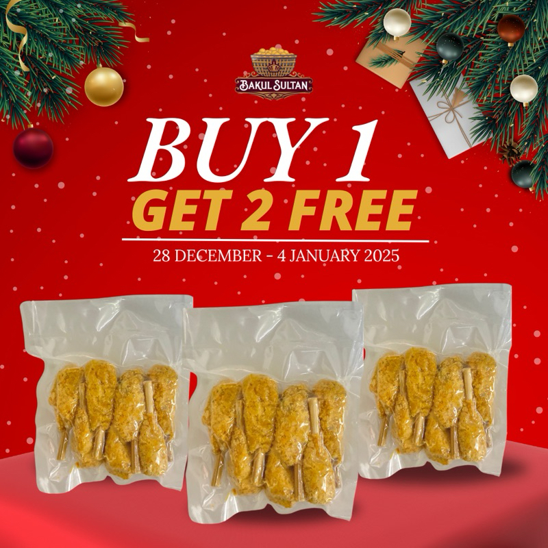 

BUY 2 GET 1 FREE | Kaki Naga Crispy Bakul Sultan isi 7 krispy di mulut kenyang di perut.