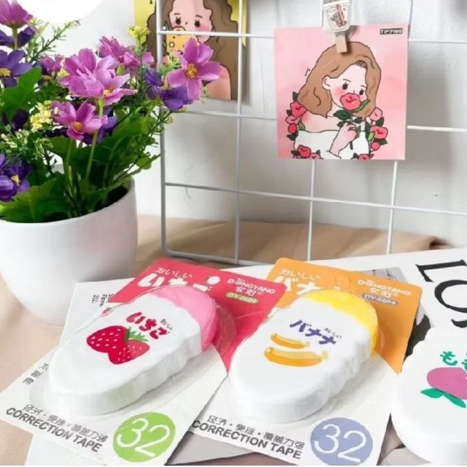 

Tipe Ex Gambar Buah Peach Lucu / Correction Tape Studeny Stationary Lucu