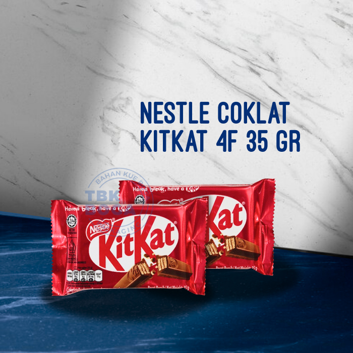 

Nestle Kitkat ( 4 F / 35 gr ) Coklat Dark Wafer Stik Stick Biskuit Kit Kat
