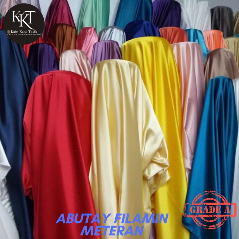 Kain Abutai Meteran Bahan Kain Filamin Untuk Backdrop Background Per 50 Cm