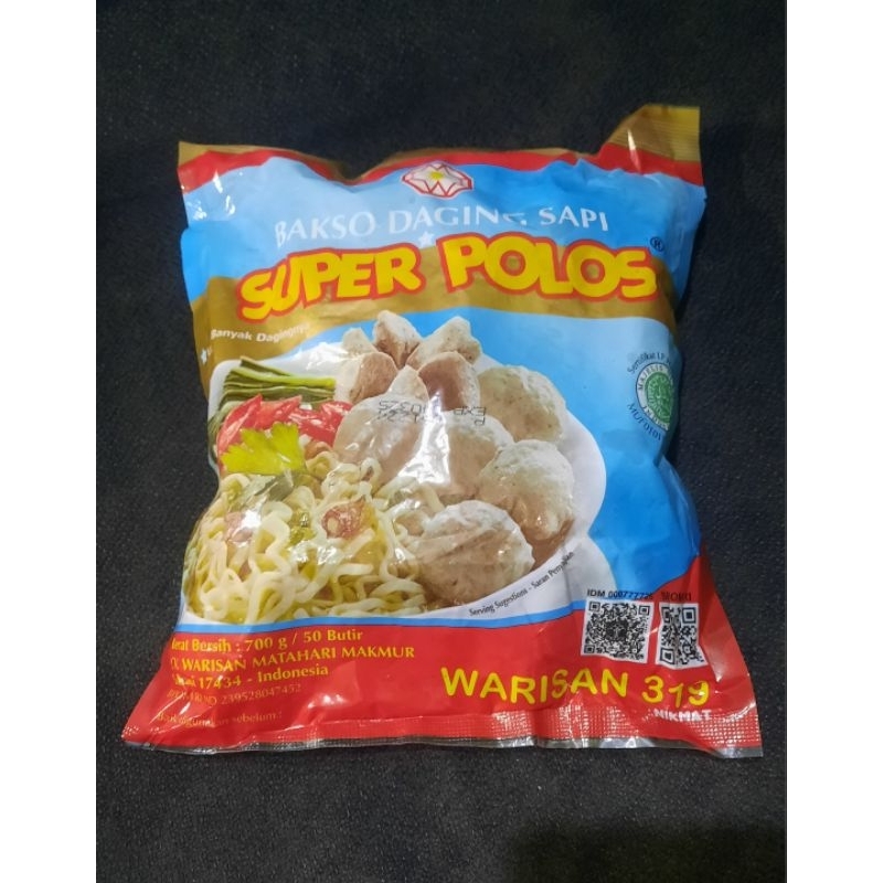 

bakso warisan polos isi 50 pcs