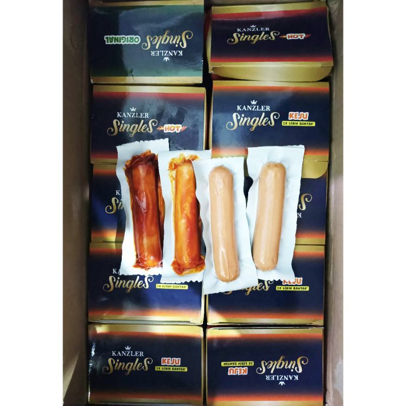 

[Paket Usaha] Sosis Kanzler singles 1 Dus isi 10 box