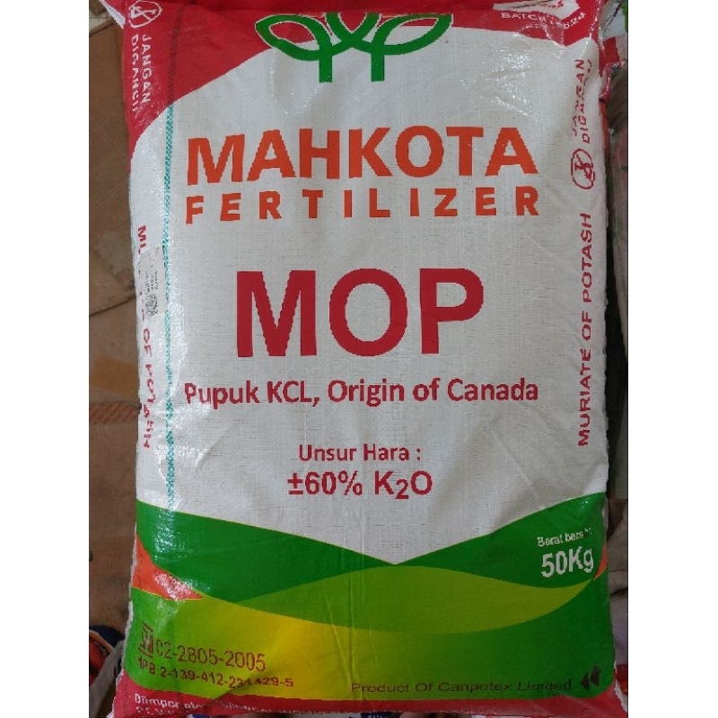Pupuk KCL MAHKOTA CANADA 50 KG