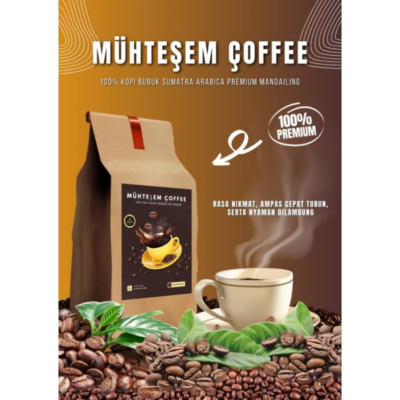 

Kopi Bubuk Arabica sumatera medan Mandailing 100 Gram Termurah