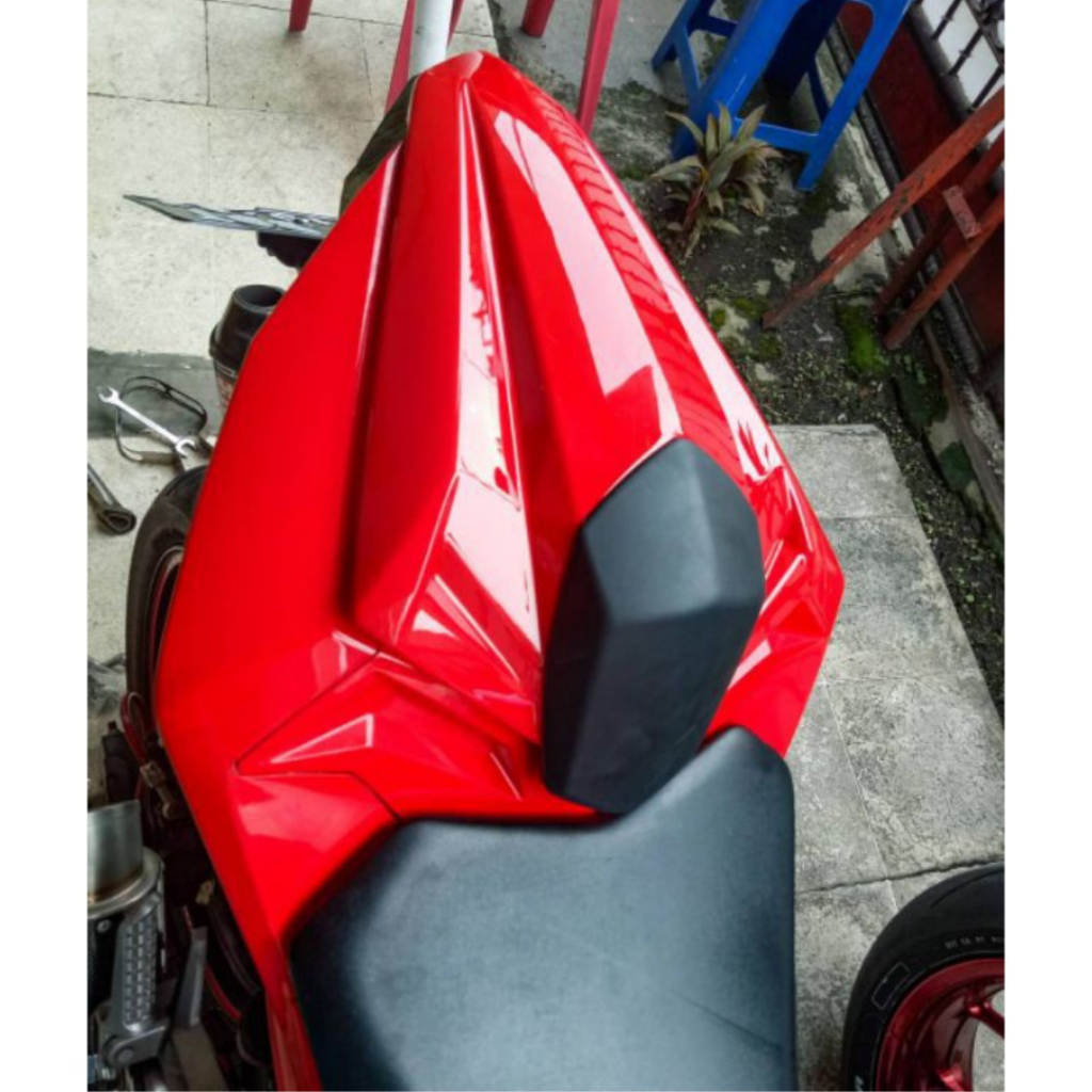 Single Seat Ninja Fi 250cc Aksesoris Ninja Fi 250cc Old V Grill Ninja Fi 250 Presisi PNP GARANSI