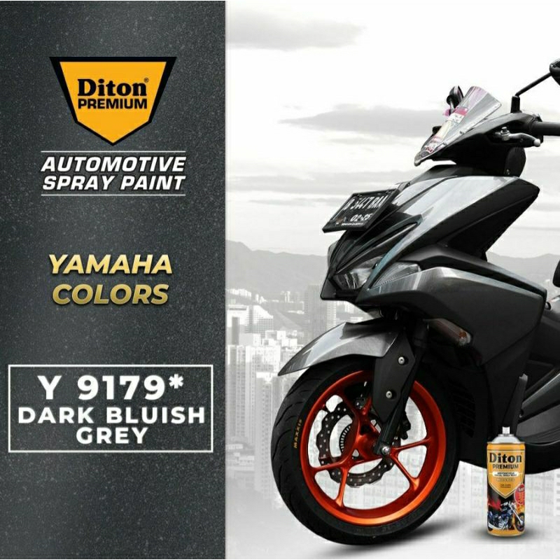 #MAU# Cat Semprot Diton Premium Paket Lengkap Dark Bluish Grey Y 9179 (9120,9124,Y9179,9128) Abu Abu