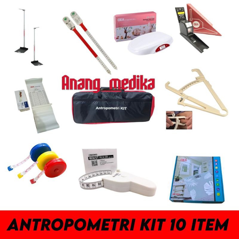 Antropometri kit 10 item / stunting kit Lengkap
