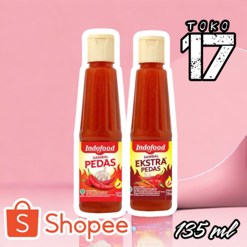 

Indofood Sambal Pedas dan Extra Pedas 135 Gram