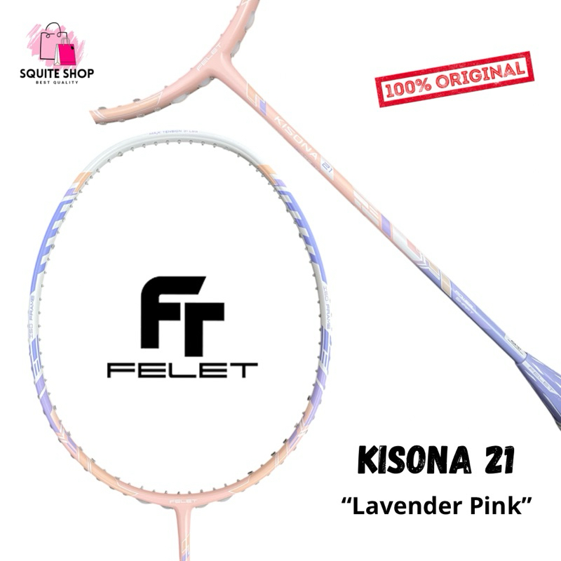 RAKET FELET KISONA 21 CHUCKER 700 AEROMARS 10 ORIGINAL BADMINTON