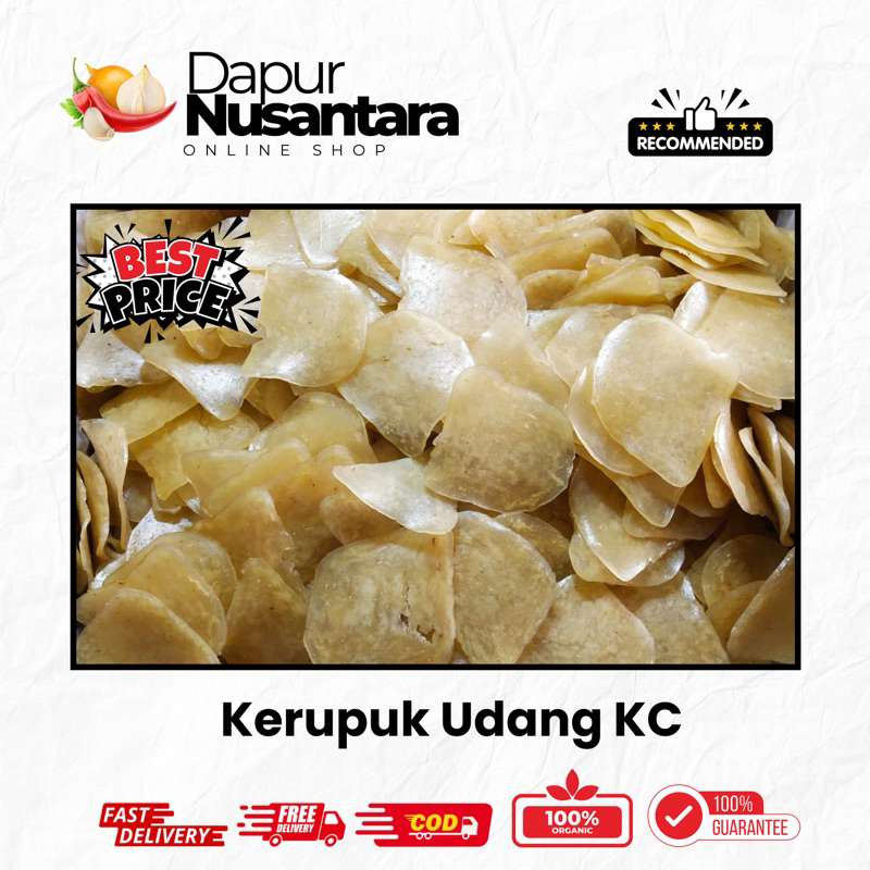 

Kerupuk Udang KC 1 Kg Kerupuk Renyah