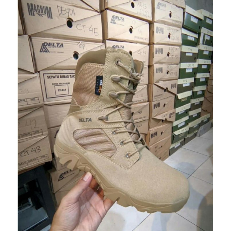sepatu tactical army boots pdl delta cordura gurun tinggi 8inch