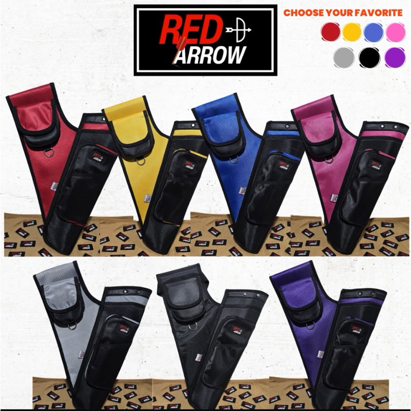 Red Arrow Quiver / tempat arrow panahan