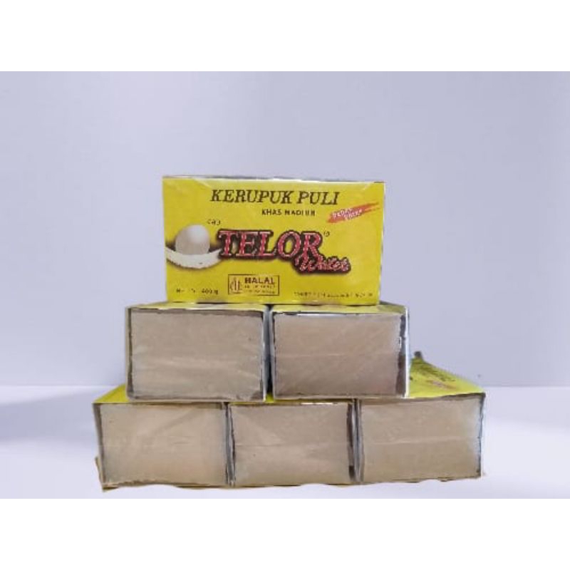 

Kerupuk Puli Khas Kota Madiun Cap Telur Walet Kemasan 400g