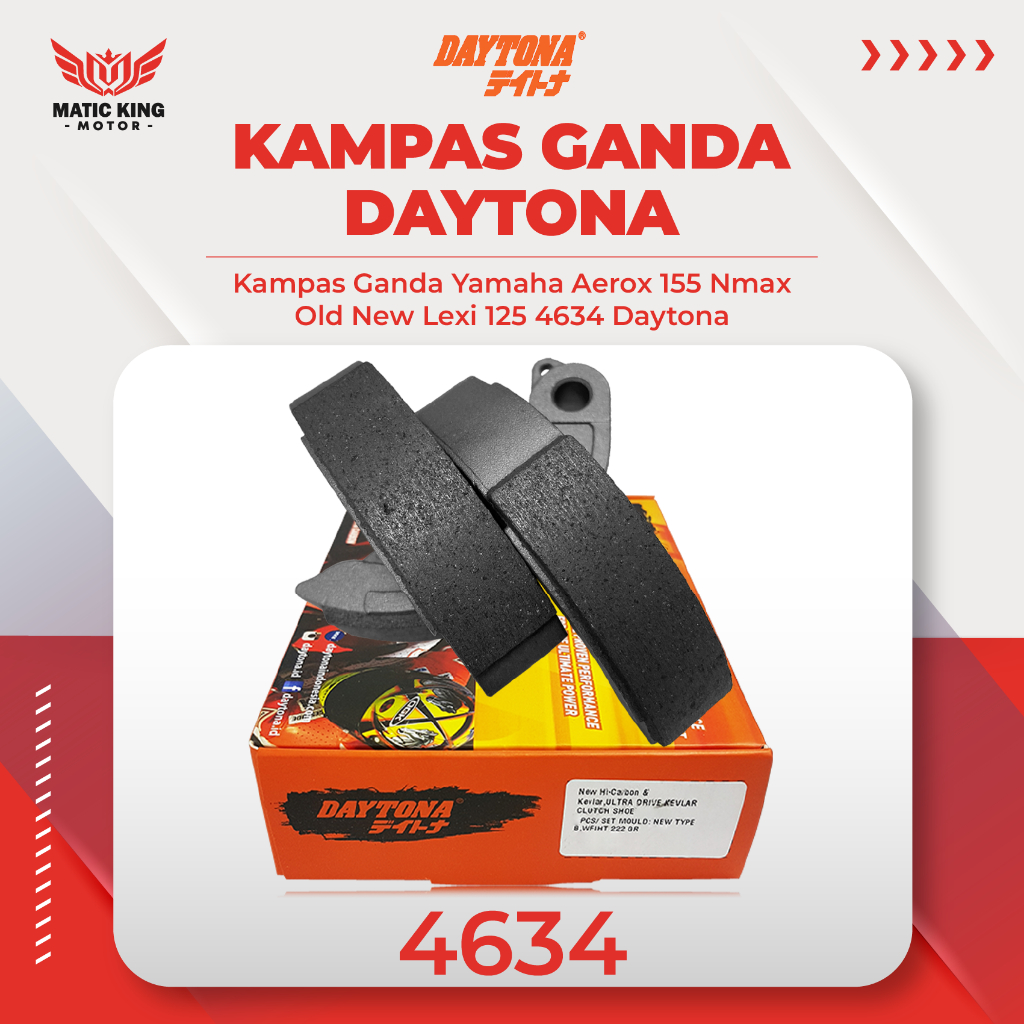 Daytona Kampas ganda kopling racing Nmax Aerox Lexi Mio M3 Fino Soul GT Freego Gear Nouvo Sporty 110