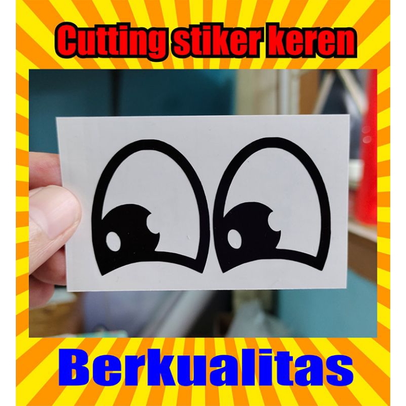 

stiker cutting mooneyes sticker murah